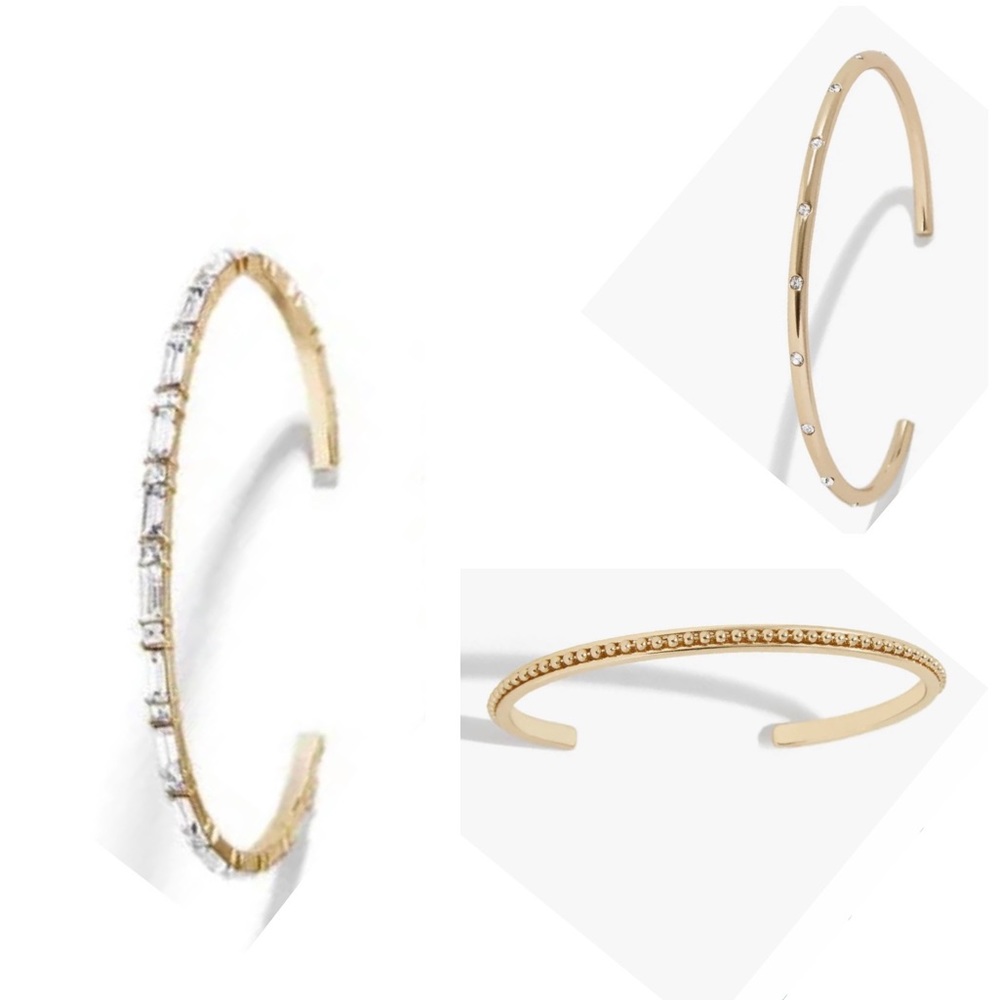 Baublebar Assorted Set Of 3 Crystal Cuff Bracelets - image 1